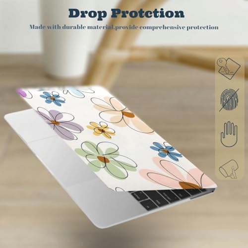 Funda MacBook Pro 15 Touch Bar Carcasa Plástico A1707 Flores 2017 2