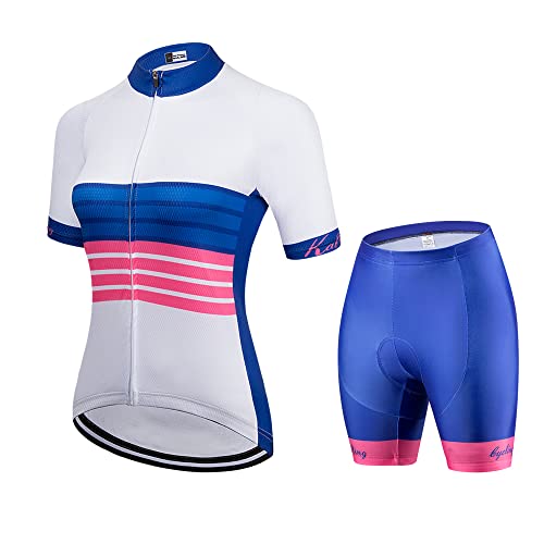 Maillot de cyclisme pour femme vêtement vélo route respirant séchage rapide manches courtes