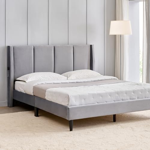 Image of Home Centre | Helios - Bravo | Engineered Wood | King Beds | Grey | 1 Year Warranty
