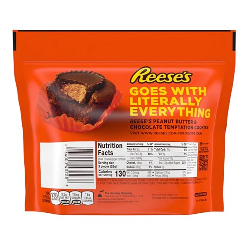 REESE'S Miniatures Dark Chocolate Peanut Butter Cups, Candy Share Pack, 10.2 oz