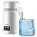 VEVOR 1.1Gal Water Distiller, 0.3Gal/H, Distilled Water Maker Machine 750W 0-99H Timing Set Temp Display, 304 Stainless Steel Countertop Distiller Plastic Carafe Cleaning Powder 3 Carbon Packs, White