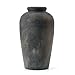 Vaseking Large Ceramic Rustic Vase, 11 inch Minimalist Decorative Farmhouse Tall Vase for Home Decor, Living Room, Shelf Decor, Enterway, Wedding, Table Decoration, Bronze