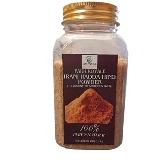 Farm Royale Irani Hadda Hing Powder - 1 KG/100% Natural and Pure | No Added Color