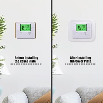 Heagstat Thermostat & Wall Plate Cover