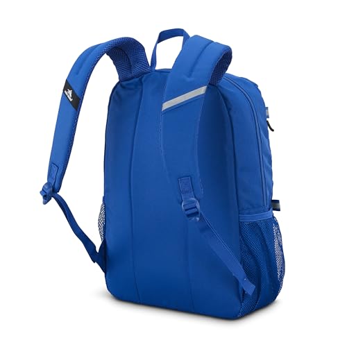 Image of High Sierra Everclass Backpack - Travel or Work Laptop Bookbag with 360 Reflectivity, Dual Water Bottle Pockets & Fits Laptops Up To 15.6 inch, One Size, Cosmic Blue