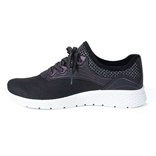 Tênis Kolosh Esportivo Feminino Preto/Roxo 38