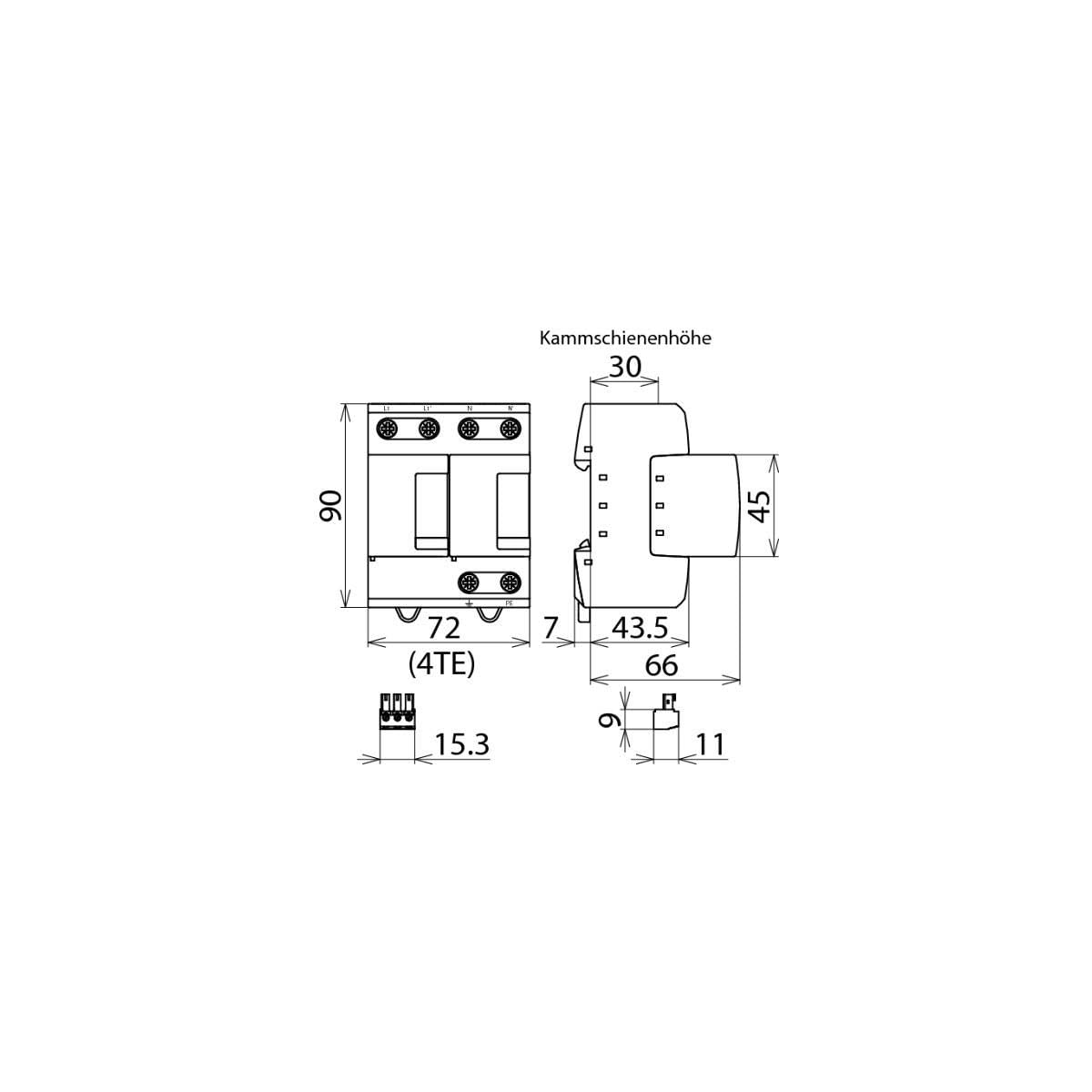 Dehn 951205 Kombi-Ablader dv-m-tn-255-fm