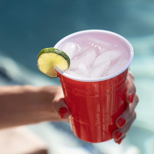 True Shatterproof Pool Cups, Red White & Blue, Set of 6, 16 oz capacity, Reusable Outdoor Plastic Tumblers for Pool, Patio, BBQ, Beach, Patriotic Americana Drinkware by TRUE - Image 5