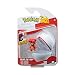 Produktbild Pokemon PKW3139 Pokémon Clip'n'Go Poké Balls-Magby & Premierball, Schwarz