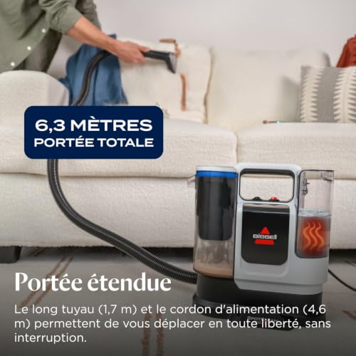 BISSELL SpotClean ProHeat Advanced Lavatappeti 1125W 3924N - 11