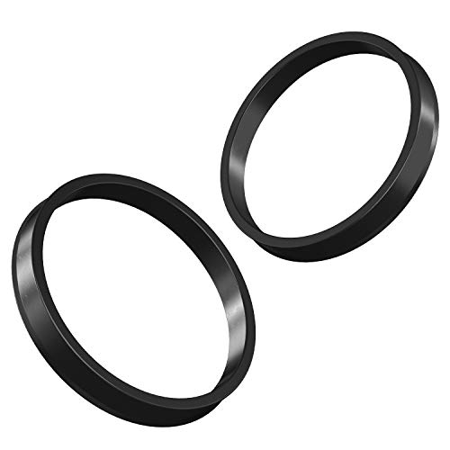 Hubcentric Rings (Pack of 4) - 66.9mm ID to 74.1mm OD - Black Poly Carbon Plastic Hubrings Hub - Compatible with Cadillac Chevrolet GMC Buick with 66.9mm Vehicle Hubs and 74.1mm Wheel Centerbore by StanceMagic - Image 6