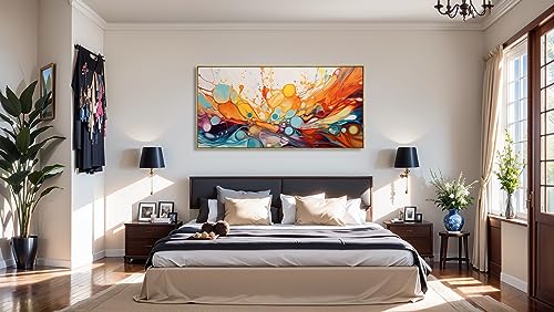 image for Phahey Wall Art Modern Artwork Fantasy Abstract Canvas Painting Colorf