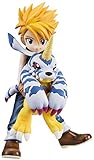 100% echte Digimon Adventure G.E.M. Series Ishida Yamato & Gabumon 1/10 Scale PVC Figure