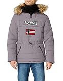  Geographical Norway Casimire, Parka para Hombre, Gris (Light Grey), Large (Tamaño del fabricante:L)