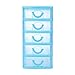 Produktbild Berrose Haltbarer Kunststoff Mini-Desktop-Schublade Kleinigkeiten Fall Mehrschichtig Aufbewahrungskiste Kleine Schublade- Schichten Schublade Schreibtisch Organizer Container Jewelry Cosmetics