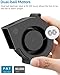 GDSTIME 75mm x 30mm Blower 12V Dual Ball Bearing Centrifugal Fan 7530 DC Brushless Cooling Small 12 Volt Squirrel Cage Fan 2-Pin for Dehumidifier Car Audio Amplifier