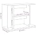 vidaXL Aquariumständer Betongrau 80 x 35 x 60 cm Holzwerkstoff