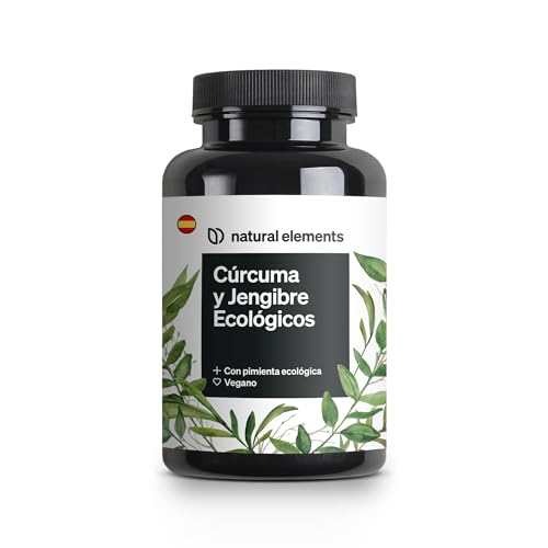 Cúrcuma con Jengibre Ecológicos 3.000mg – 180 cápsulas – curcuma ecologica, jengibre ecológico y pimienta negra ecológica – con curcumina y piperina – alta dosificación – producido en Alemania