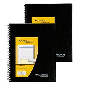 2 PACK of Mead 06066 Cambridge Limited QuickNotes Business Notebook