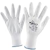 BWOLF PENGUIN Arbeitshandschuhe Herren/Arbeitshandschuhe Damen Handschuhe, rutschfeste Montagehandschuhe Nahtlos für Reparaturen, Feinarbeiten, Automobilindustrie, Autoservice (9(12 paar), Weiß)