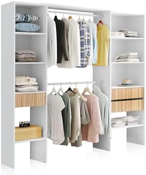 duehome |Armario Vestidor, Armario Abierto, Vestidor Reversible, ...