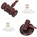 MAGICLULU 5 Sets Judge Hammer Sound Block for Judge Court Hammer Wooden Gavel Block Gavel and Sound Block Kids Costume Law Gavel Multitools Lawyer Gavel Student Wooden Product Old Fashioned