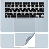 CaseBuy Palm Rest Protector Vinyl Skin Sticker for 2025 MacBook Air 15 inch Laptop with M4 chip A3241 Anti-Dust Scratch-Resistant Keyboard Cover, Sky Blue