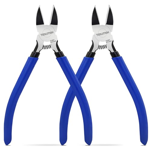 TOOLUTION 6 Wire Cutters for Crafting Floral Wire Clipper Snips - 2 Pack