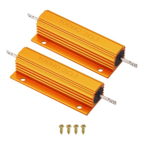 Résistance de boîtier en aluminium 100W 0.3 Ohm résistance bobinée à vis pour charge