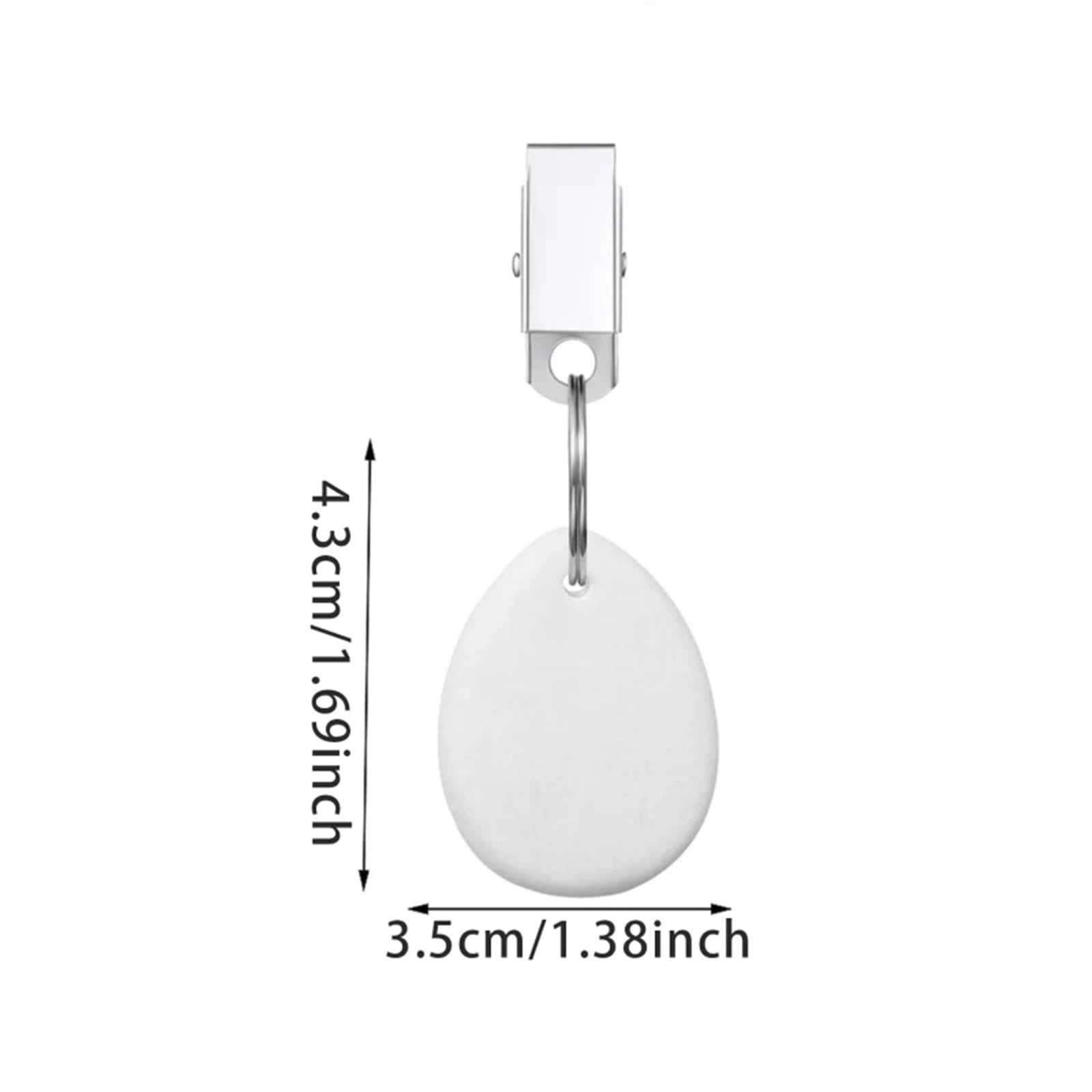 Ferma Tovaglia Pesi Pendenti con Clip for tovaglia con Clip Tovaglie da Esterno riutilizzabili compatte e Delicate(White,16 PCS)