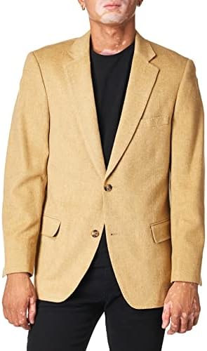 Palm Beach Men's Cotter Sport Coat, Camel Camel Hair, 50 Regular