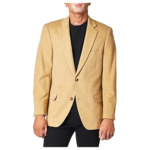 Palm Beach Men's Cotter Sport Coat, Camel Camel Hair, 44 Regular