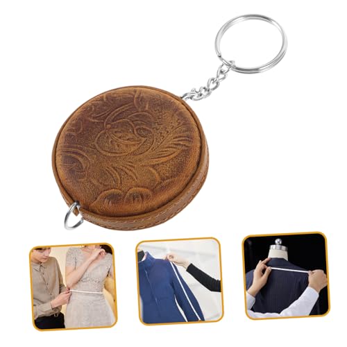 Cinta Métrica Mini Vintage de Cuero Homoyoyo Retráctil miniatura 3