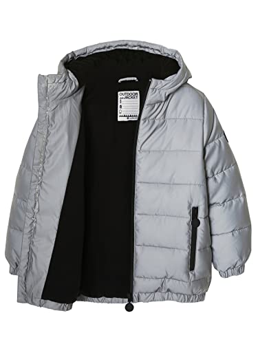 Vertbaudet Warme Jungen Steppjacke mit Recycling-Wattierung grau 140