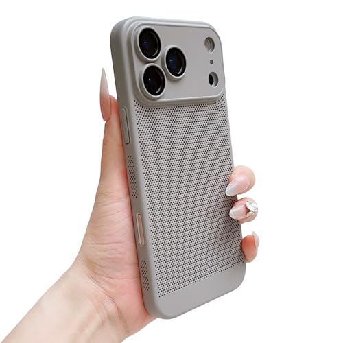 CASEOKO MJo[ iPhone 17 Pro Max/17 Pro/17 pP[X X n[hobNP[X p ʋC gуz[op[ JYیt(O[AiPhone 17 Pro Max)