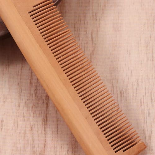 Peines de cola de rata de madera con dientes finos, pack de 4 miniatura 6