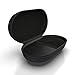 AGOZ Asthma Inhaler Case Zippered Protective Medical Pouch Cover Holder with Wrist Strap (Black)