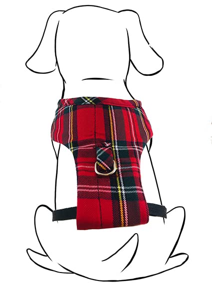 Arnés Body para Perro - Modelo 'Escocés' (XS)