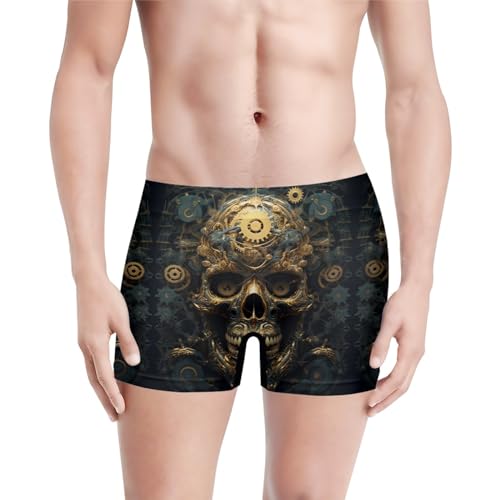 GLUDEAR Men's Funny 3D Galaxy Animal Printed Boxers Novelty Humorous Boxer Shorts Underwear3