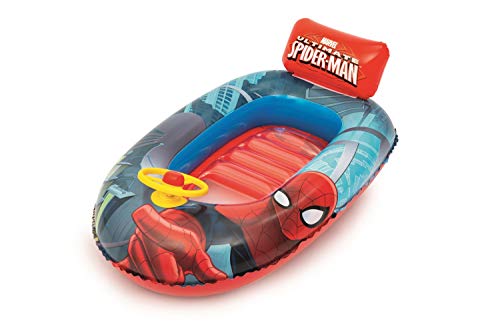 Bote Infantil Homem Aranha 1,12cm X71cm C/Volante Bestway