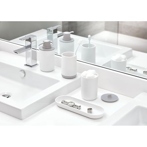 iDesign 28532 Cade Toothbrush Holder, Round Plastic Toothbrush Stand for Regular and Electric Toothbrushes, White, 7.6 cm x 7.6 cm x 11.4 cm - Cosy Home Interiors iDesign 28532 Cade Toothbrush Holder, Round Plastic Toothbrush Stand for Regular and Electric Toothbrushes, White, 7.6 cm x 7.6 cm x 11.4 cm - Image 7
