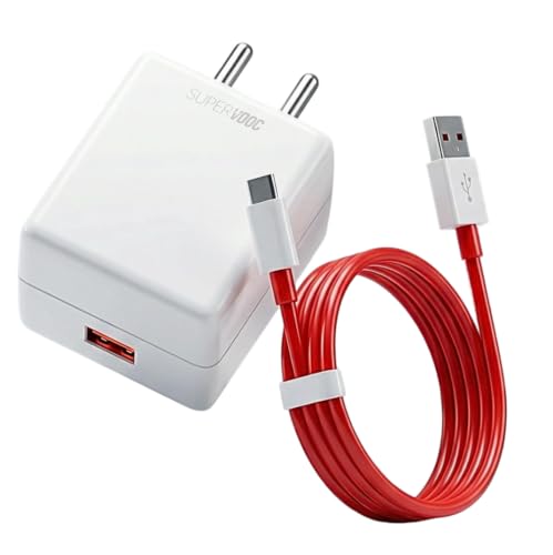 Image of 65W SUPERVOOC Fast Charger, USB-C Type-C PD Charger Adapter with PPS Support, Compatible with OnePlus 13, 13R, 12, 12R, 11, 11R, Nord CE 4, Nord 4 |Original Charging Speed|