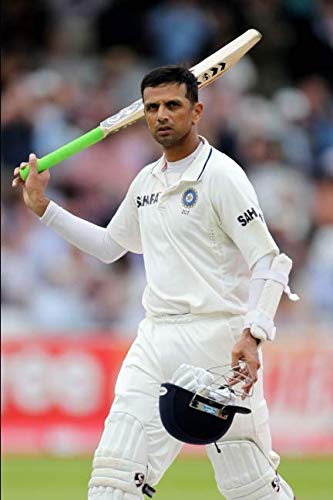 Rahul Dravid: notepad, exercise book, register, logbook, log, diary, daybook, journal, commonplace book, memorandum book, record book, personal ... pocketbook; (Indian Cricket Legends Notebook)