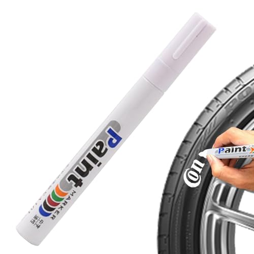 Rotulador de neumáticos, rotulador para neumáticos de coche, marcadores de coloración impermeables, letras de neumáticos, multifuncional para vidrio, caucho, cerámica, madera,