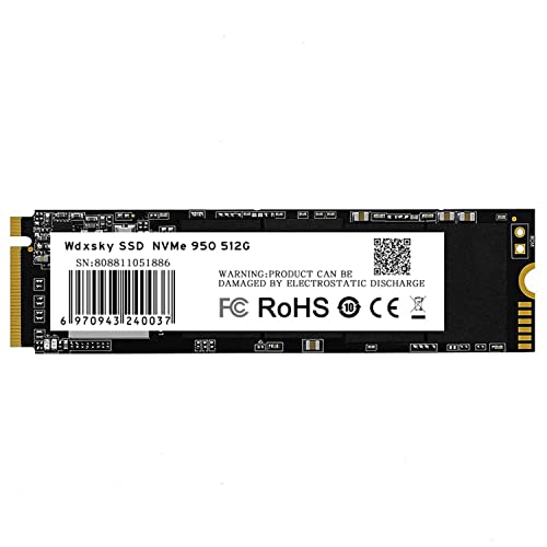 Image of SSD Internal Solid State Drive, 512GB M.2 NVMe SSD, 2500Mbps MAX Read Speed / 1600Mbps Max Write Speed, Internal Solid State Drive for Laptop, Desktop and Gaming PC(320TBW)