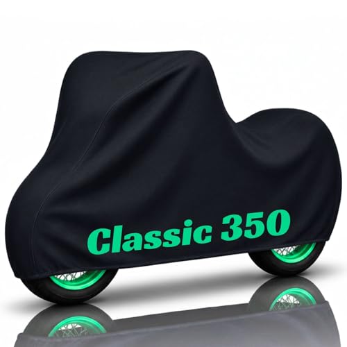 Image of Puroma-Pro Heavy Duty Waterproof Bike Cover Compatible for Classic 350 Bikes - Outdoor Motorcycle Cover Windproof Buckle, UV Protection & Dust Resistant Full Body Cover