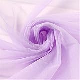 Color: violeta 5 Metros Imagen de la Boda Nupcial Largo 3M 5M Violeta Púrpura Malla Suave Velo de Encaje de Tul Mujeres Velos de Novia 300CM 500CM Sin Peine (Color : Violet, Item Length : 300cm)