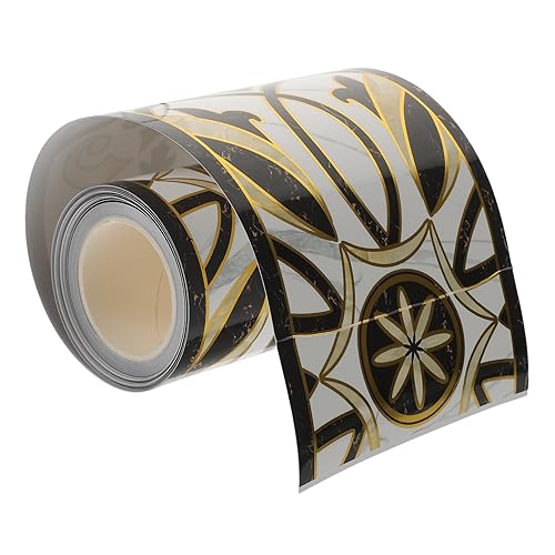 OSALADI 4 Rolos Rodapé Papel De Parede Da Borda Do Armário Decoração Com Detalhes Em Casa Descasque