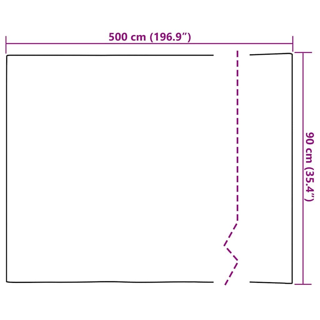 2 pellicole autoadesive per mobili, effetto legno scuro, per porte, pareti e superfici lisce, 500 x 90 cm