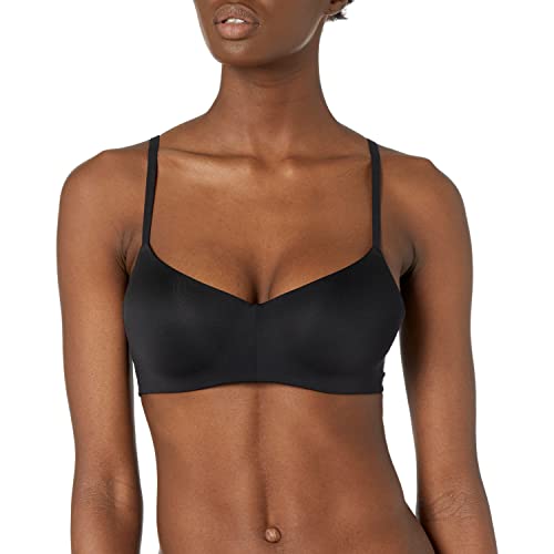 Hanes Women's Show Comfort Wire-Free Bra, Black, XL